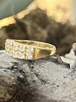 Vintage & Occasion Ring met zirkonia 18 karaat - maat 16.75