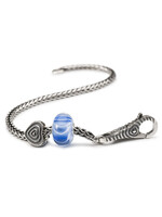 Trollbeads Trollbeads Golvend hart armband zilver TSA20B 19cm