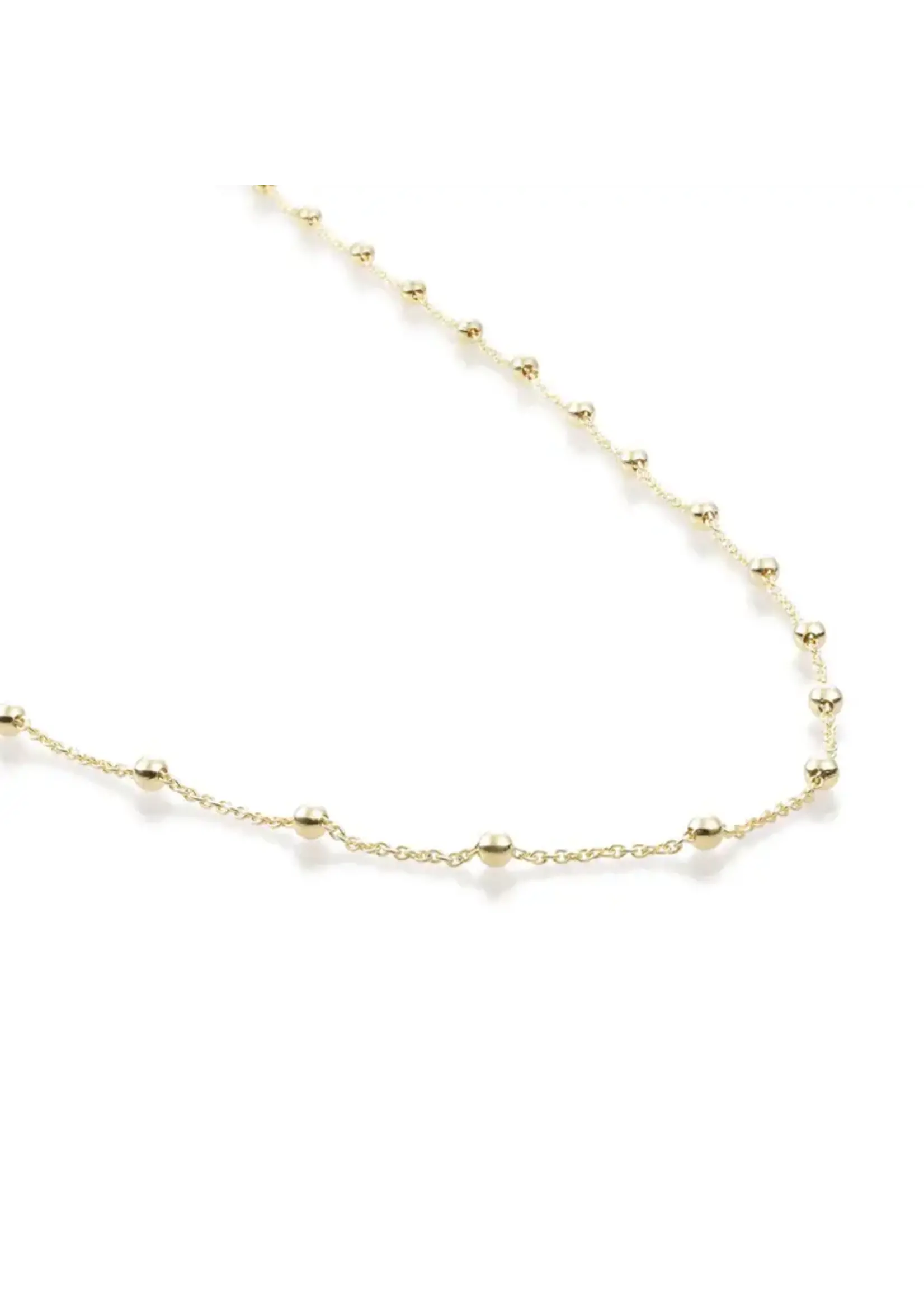 Sparkling Jewels Sparkling Ball Chain | Gold Plated SN-SBG-050