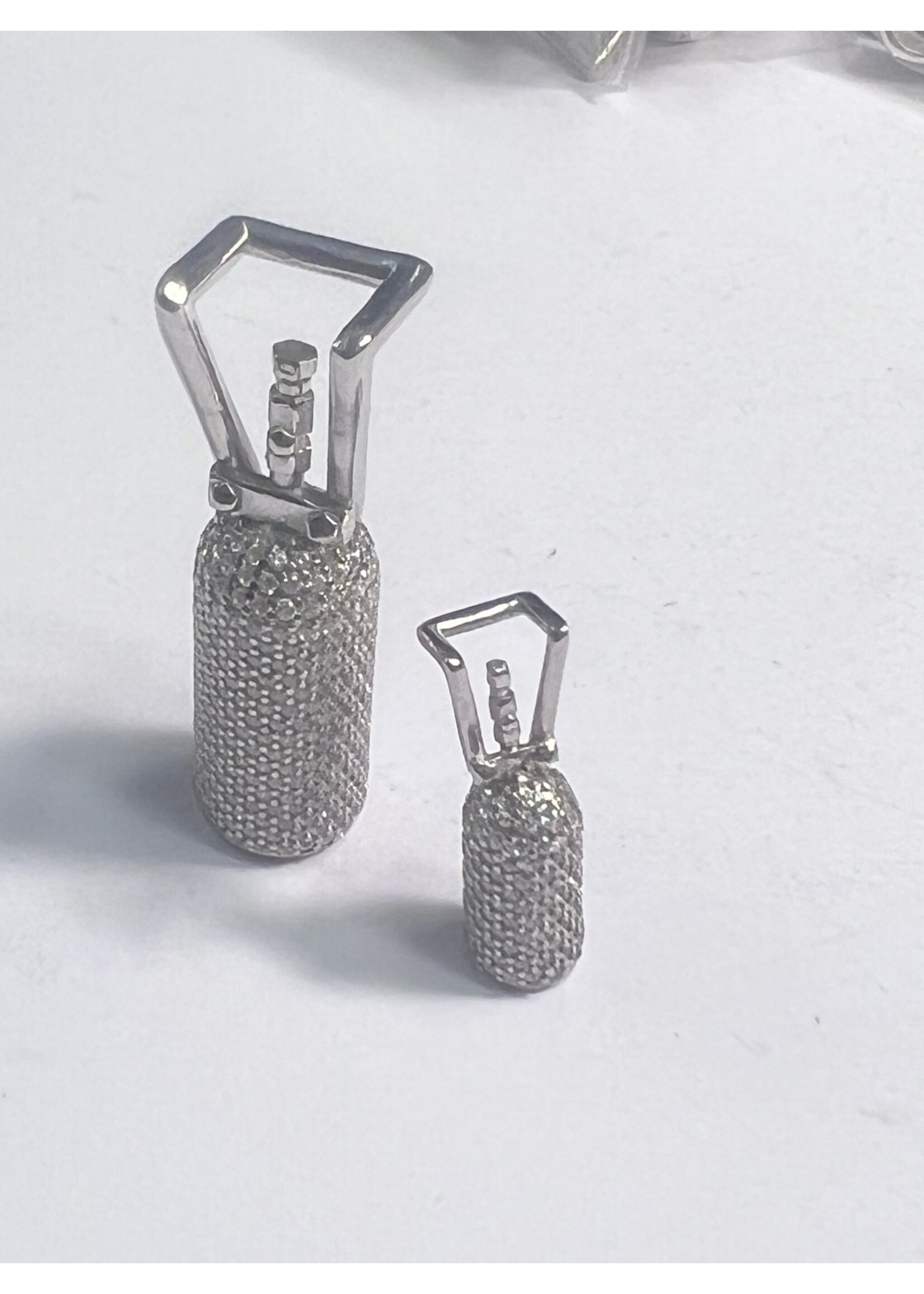 Cataleya jewels Zilveren hanger lachgas klein