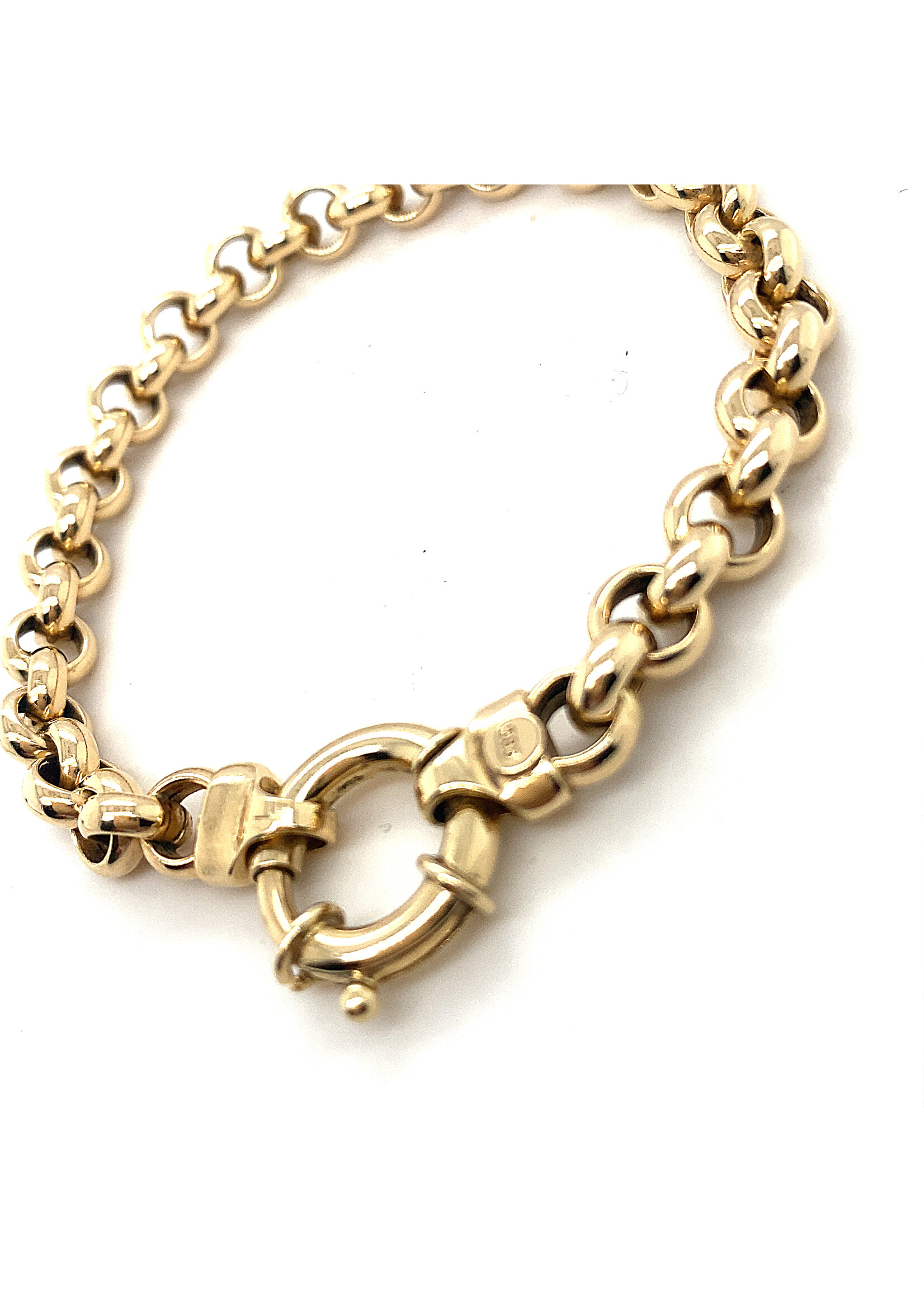 Vintage & Occasion Geelgouden jasseron armband