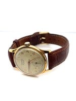 Vintage & Occasion Occasion 18k gouden Prisma antimagnetic 21 rubis horloge