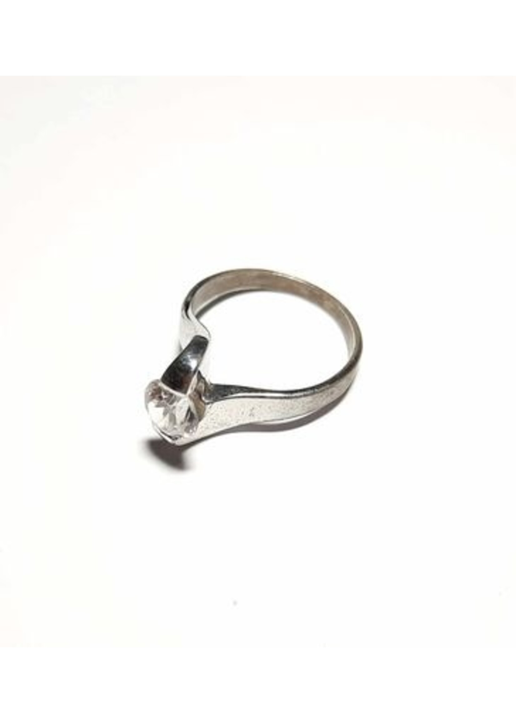 Vintage & Occasion Occasion zilveren ring met zirkonia