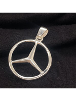 Cataleya jewels Zilveren hanger Mercedes