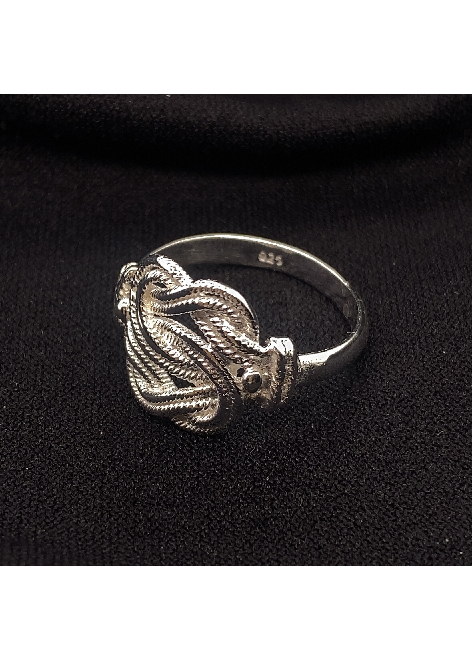 Cataleya jewels Zilveren mattenklopper ring