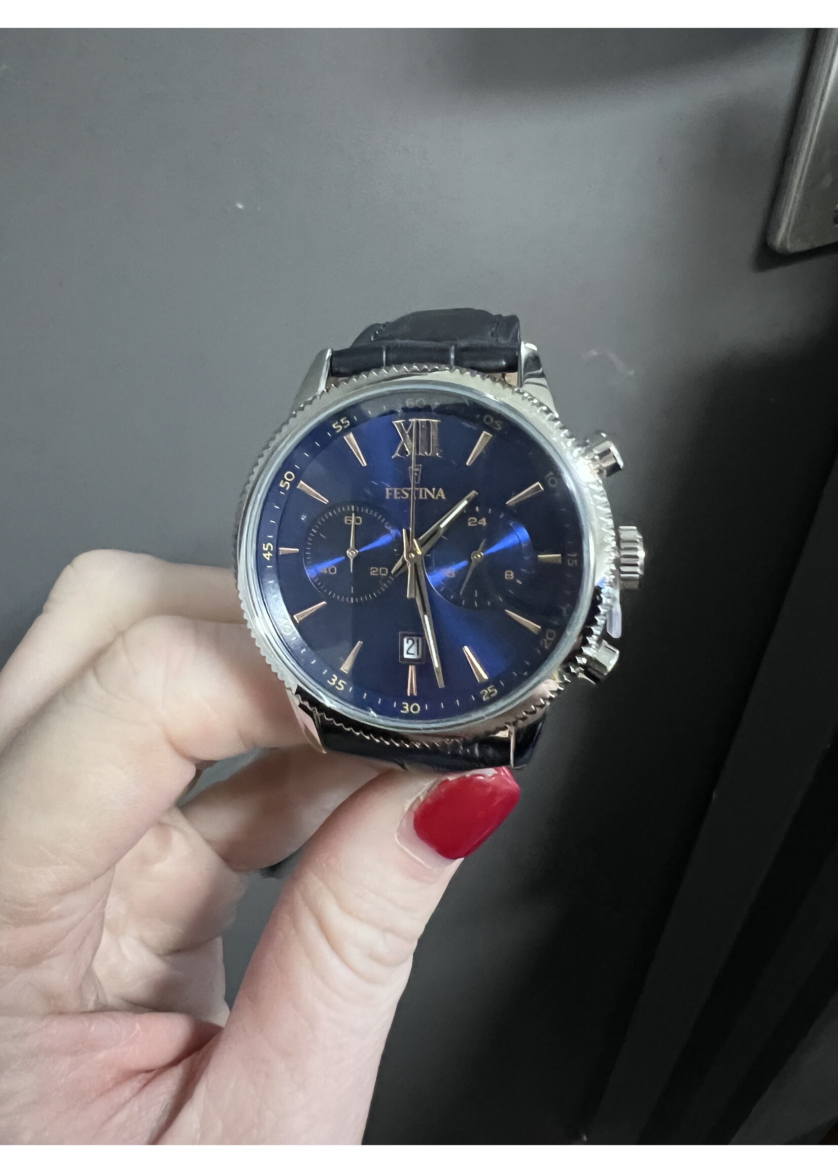 Festina Festina F16893 blauw chronograaf horloge
