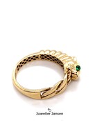 Vintage & Occasion Geelgouden 14k panter ring - maat 18