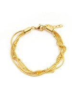 Ixxxi IXXXI Armband Snake Knot goud