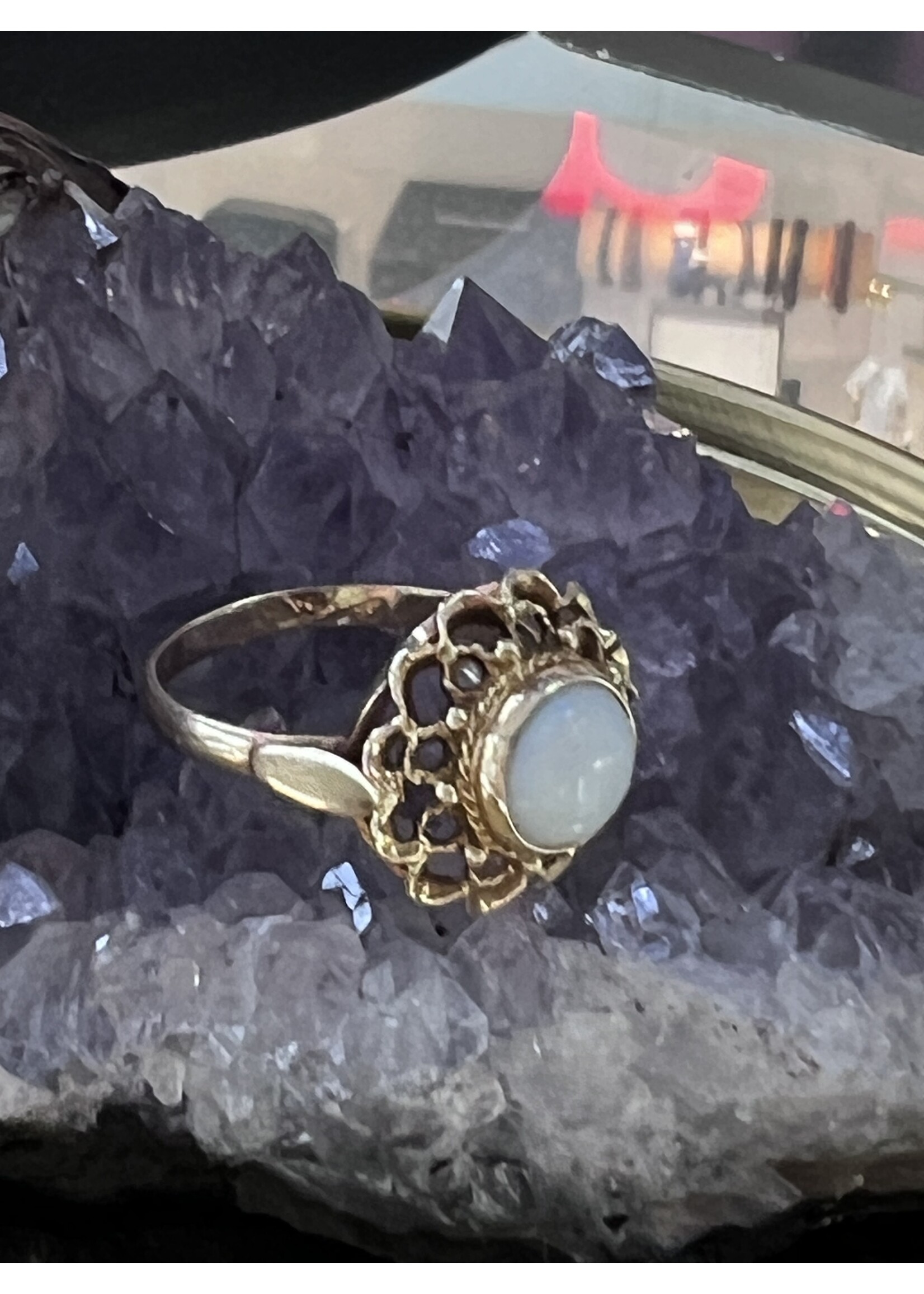 Vintage & Occasion Ring met opaal