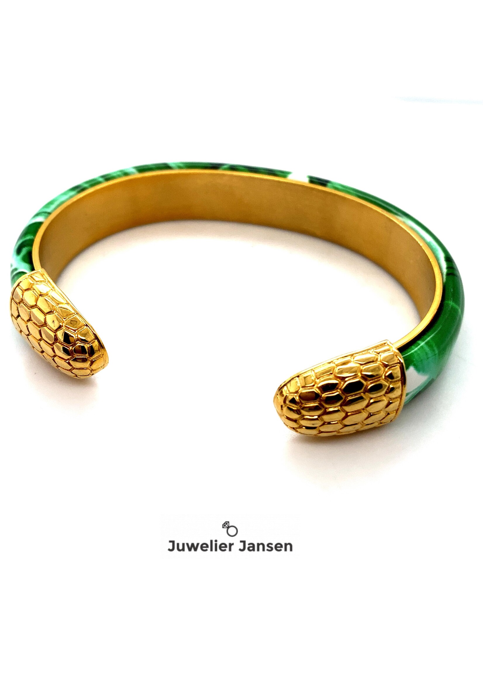 julie dans Juli Dans bracelet bangle groen goud