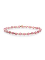 Sparkling Jewels Sparkling armband Pink Rhodonite Interstellar - Gold 3mm - SBG-GEM24-3MM-MIX