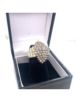 Vintage & Occasion Occasion bicolor gouden ring bezet met briljant circa 2 tot 2.5 karaat.