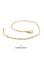 Vintage & Occasion Occasion 14k armband figaro 17.5cm