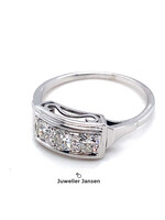 Vintage & Occasion Occasion witgouden ring met diamanten ca 0.45ct