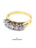 Vintage & Occasion Occasion ring briljanten rijring briljant