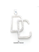 Cataleya jewels Zilveren dreamchaser hanger DC briljant geslepen Swarovski