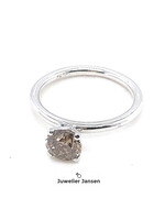 Vintage & Occasion Ring briljant bruin diamant solitair
