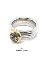 Vintage & Occasion Occasion Melano ring compleet met verwisselbare steen