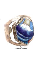 Vintage & Occasion Occasion brede kunstzinnige zilveren armband