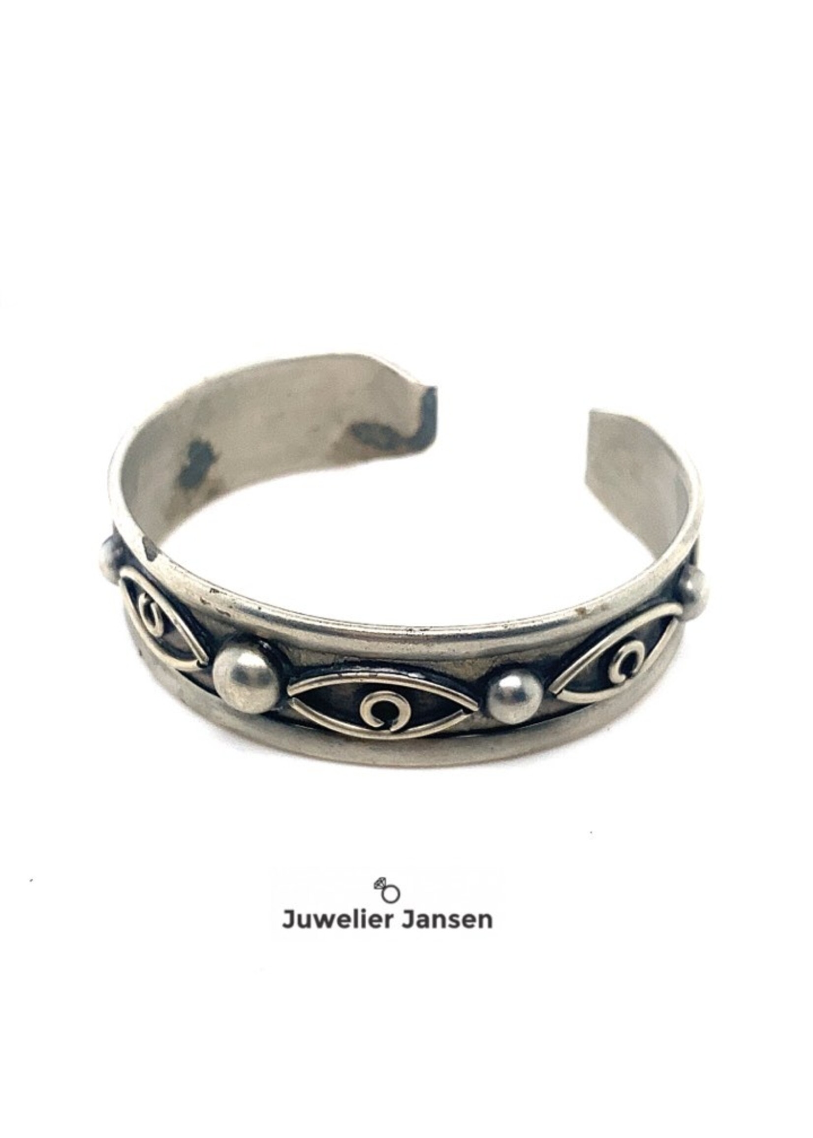 Vintage & Occasion Occasion zilveren abstracte armband