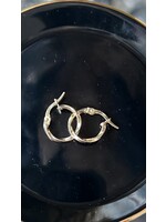 Cataleya jewels Creolen wokkel gematteerd  10 mm