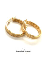 Cataleya jewels oorringen  met motief 24mm