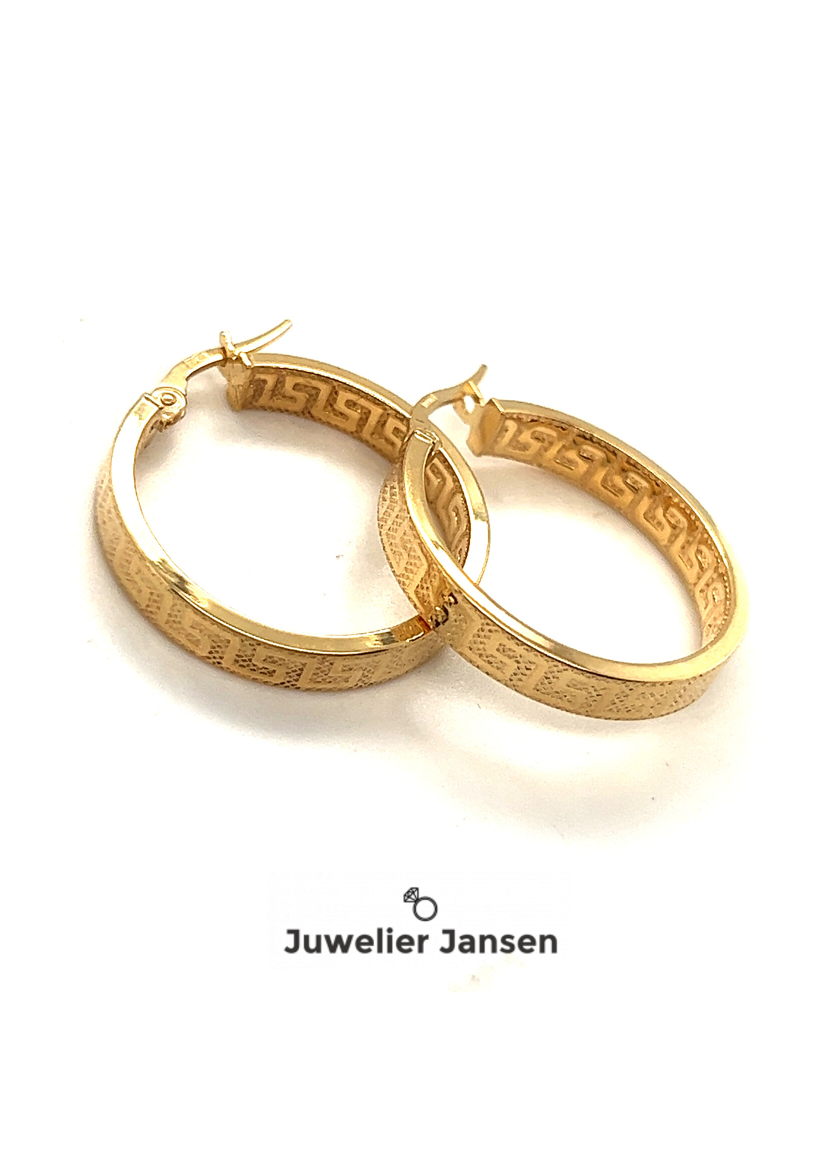 Cataleya jewels oorringen  met  motief 24mm