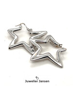 Vintage & Occasion Witgouden 14k sterren oorbellen