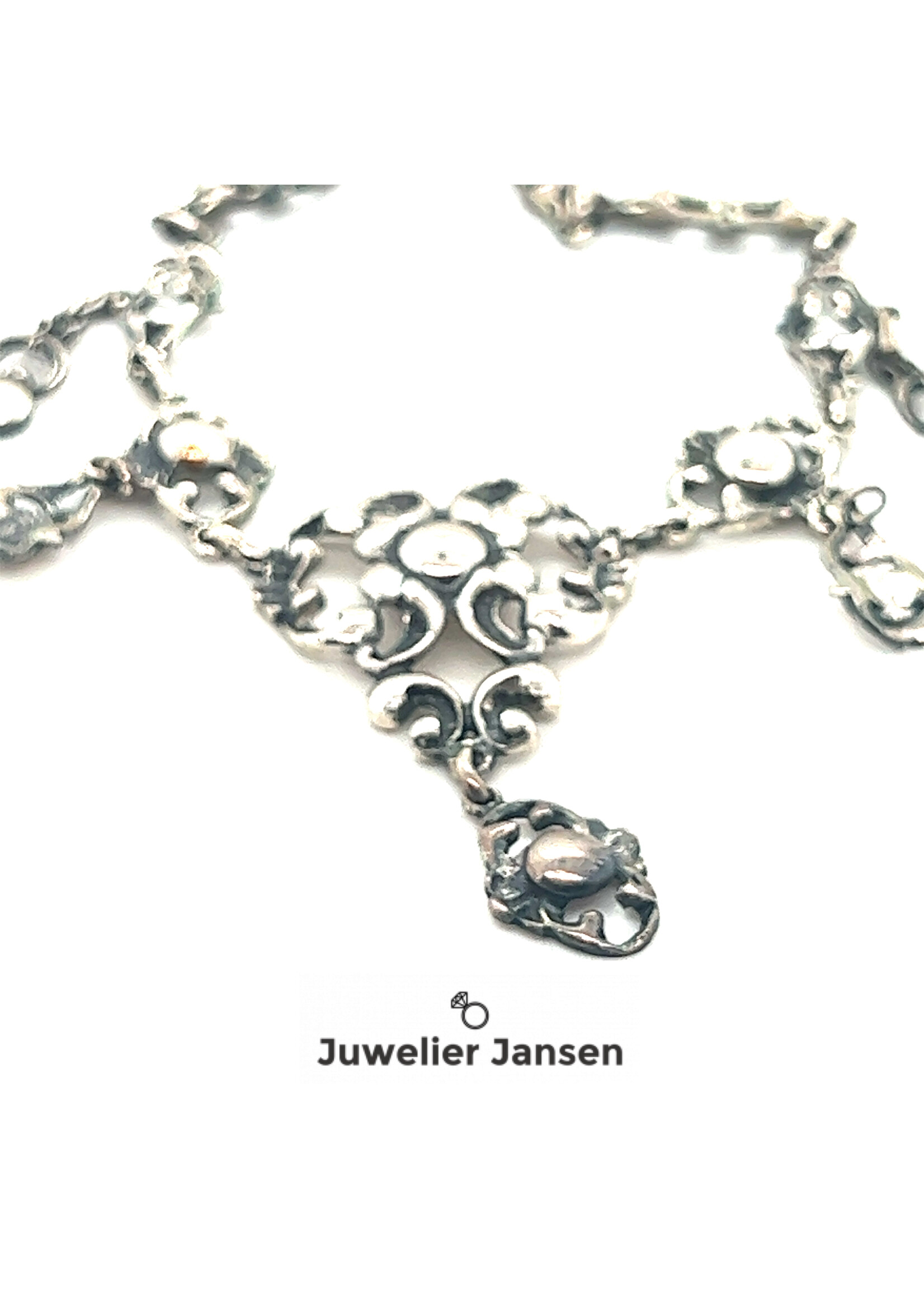 Vintage & Occasion Occasion zilver sierlijk collier