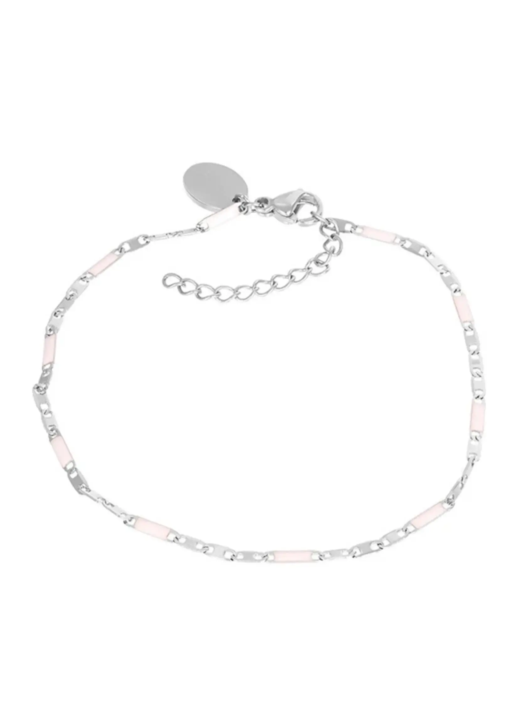 Ixxxi IXXXI Armband Malediven Pink zilver