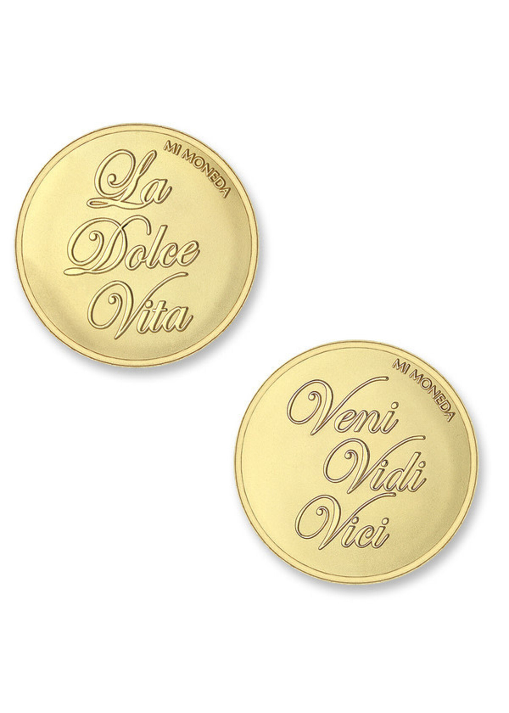 Mi moneda Mi Moneda Dolce Vita- Veni Vidi Vici gold Dolce Vita- Veni Vidi Vici gold munt