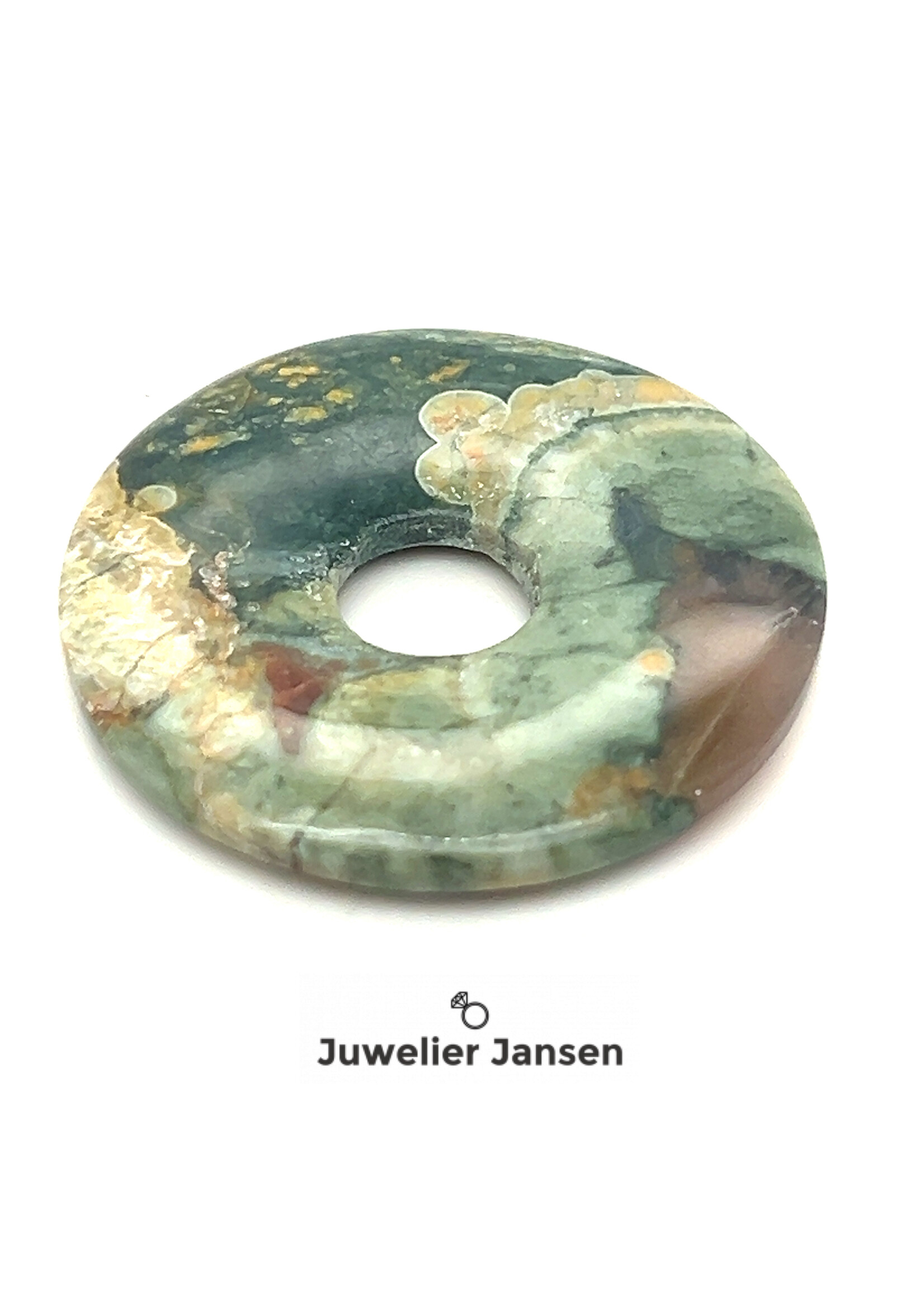 Vintage & Occasion Edelsteen donut groen