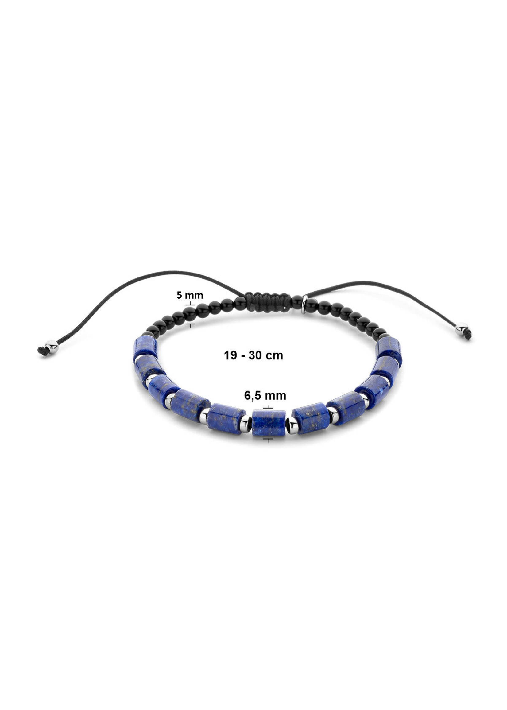 Cataleya jewels armband lapis en onyx 19 - 30 cm