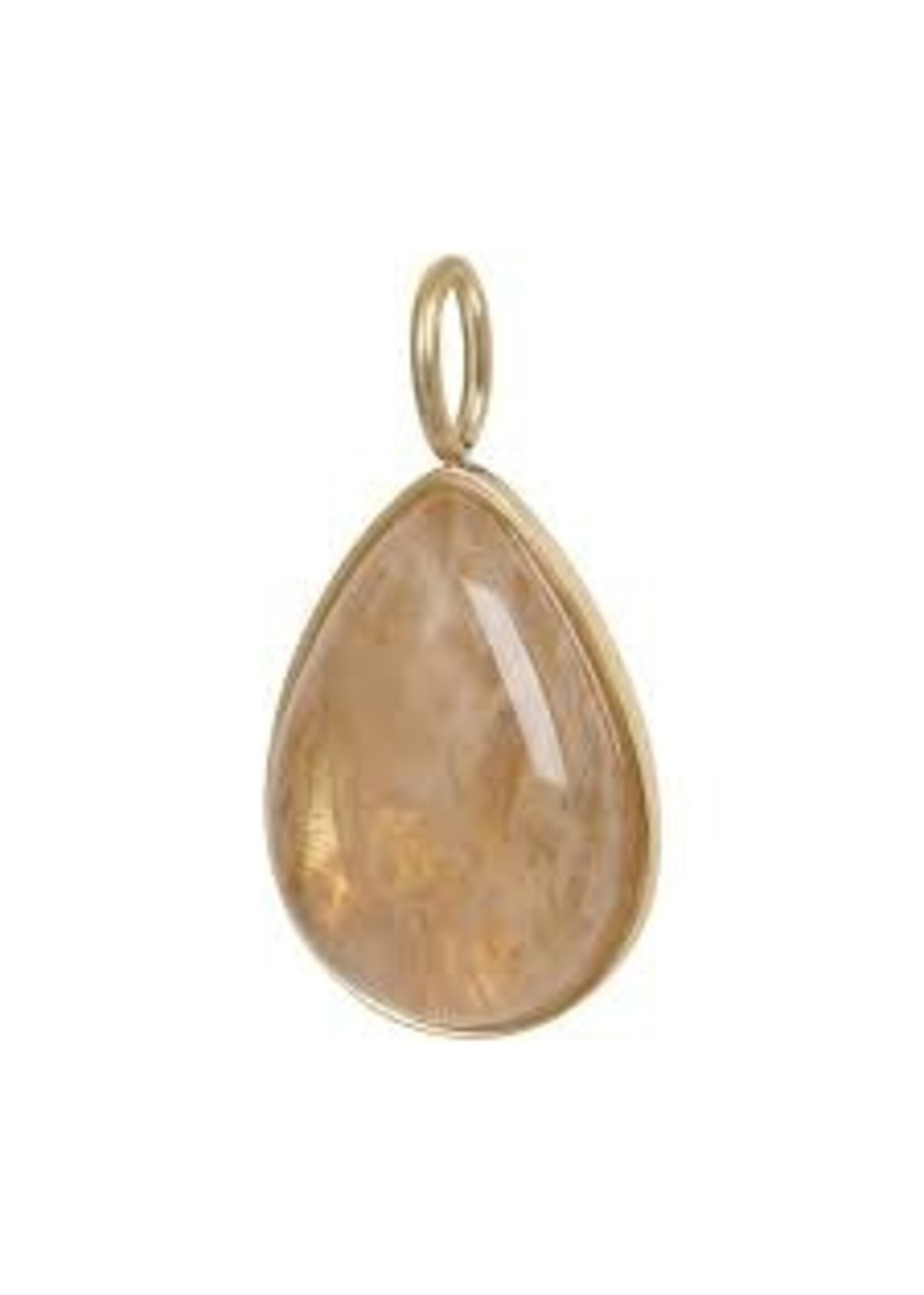 Ixxxi IXXXI JEWELRY ROYAL STONE DROP PENDANT STAINLESS STEEL
