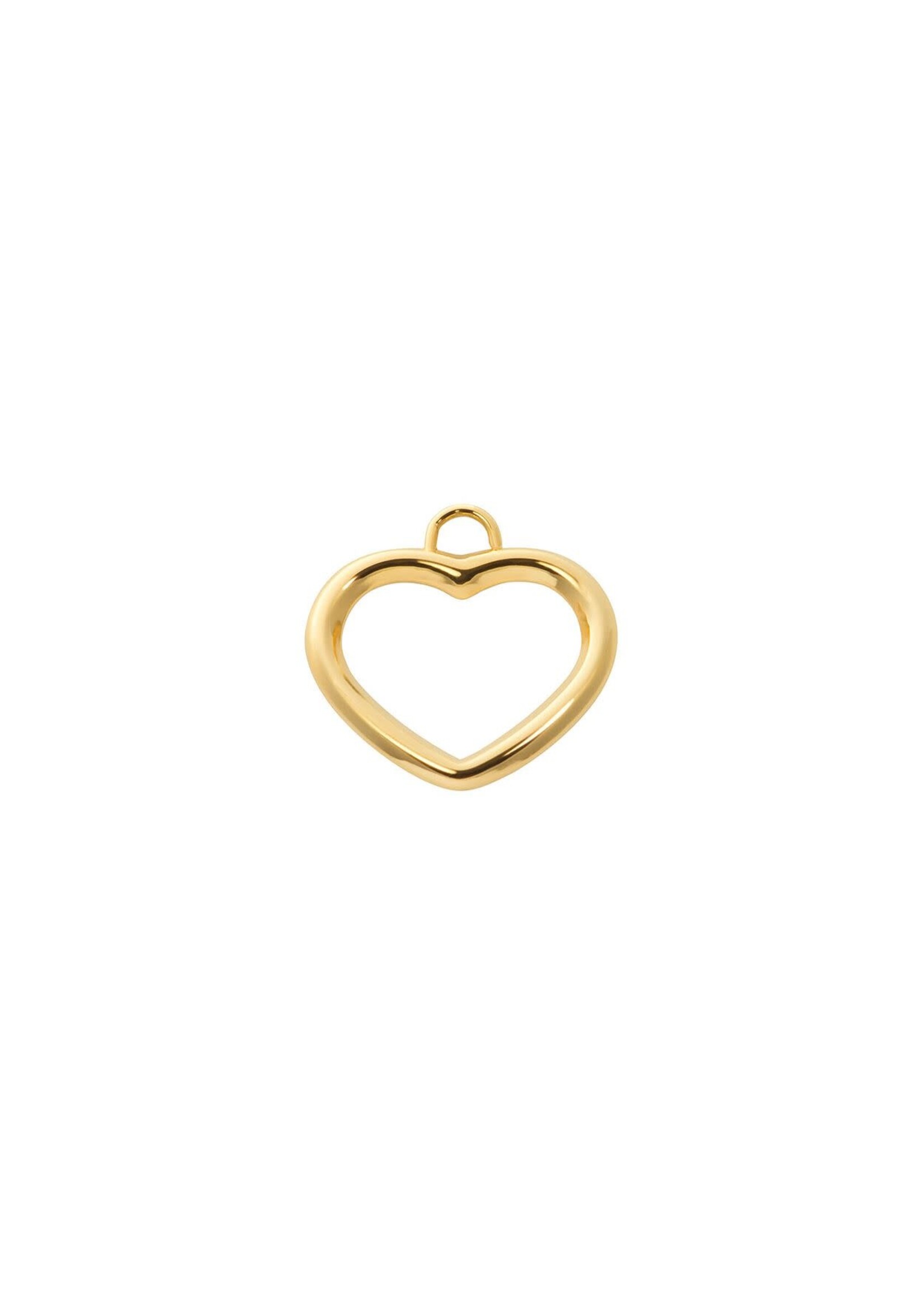 Ixxxi IXXXI JEWELRY CHARM OPEN HEART STAINLESS STEEL