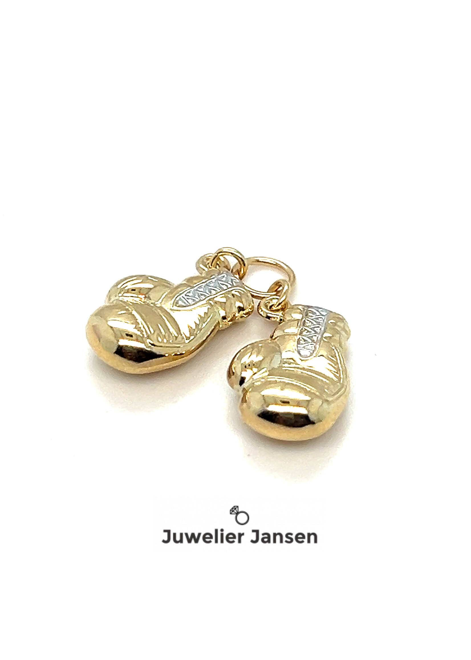 Cataleya jewels Gouden bicolor bedel set bokshandschoenen