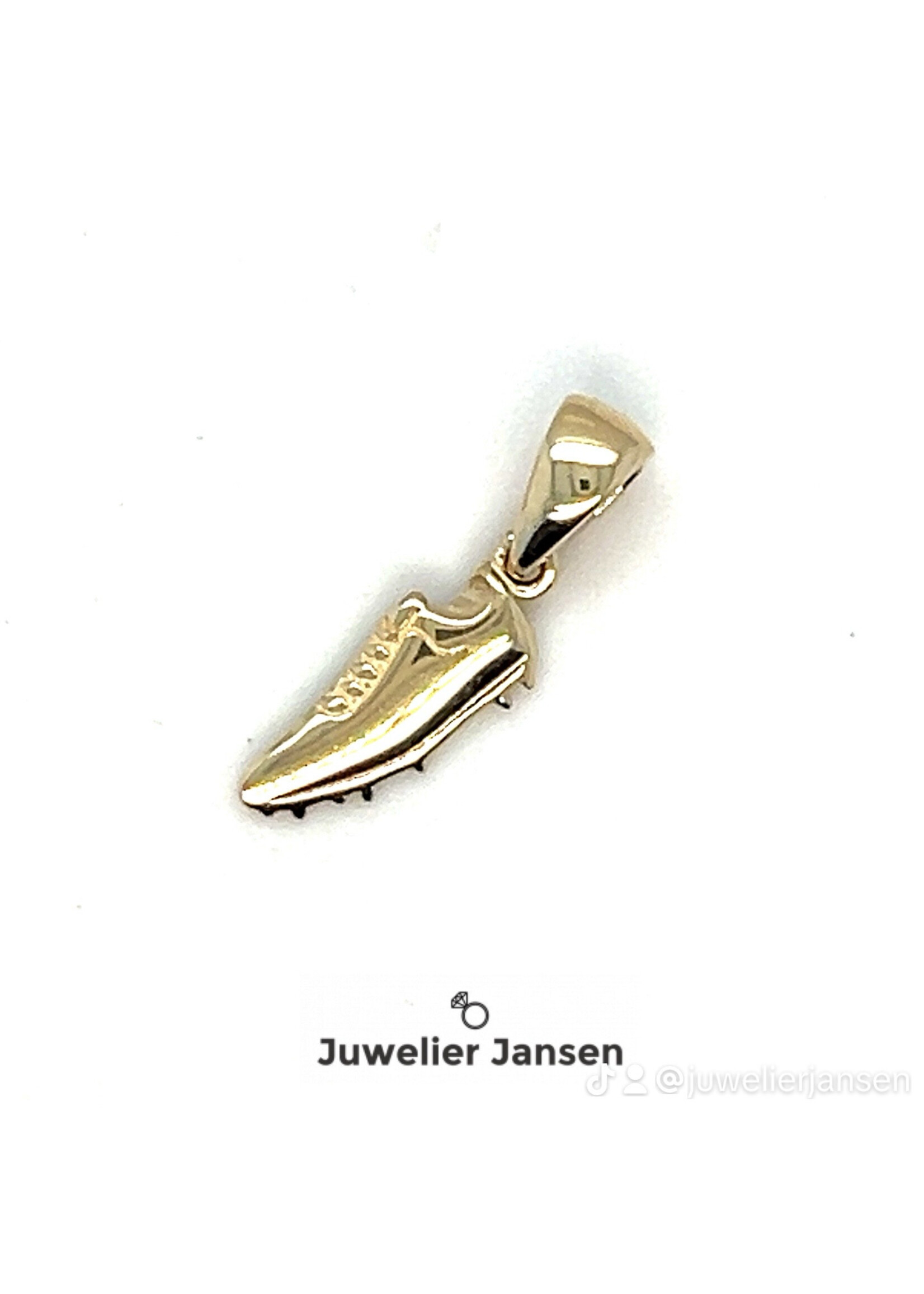 Cataleya jewels Geelgouden hanger voetbalschoen