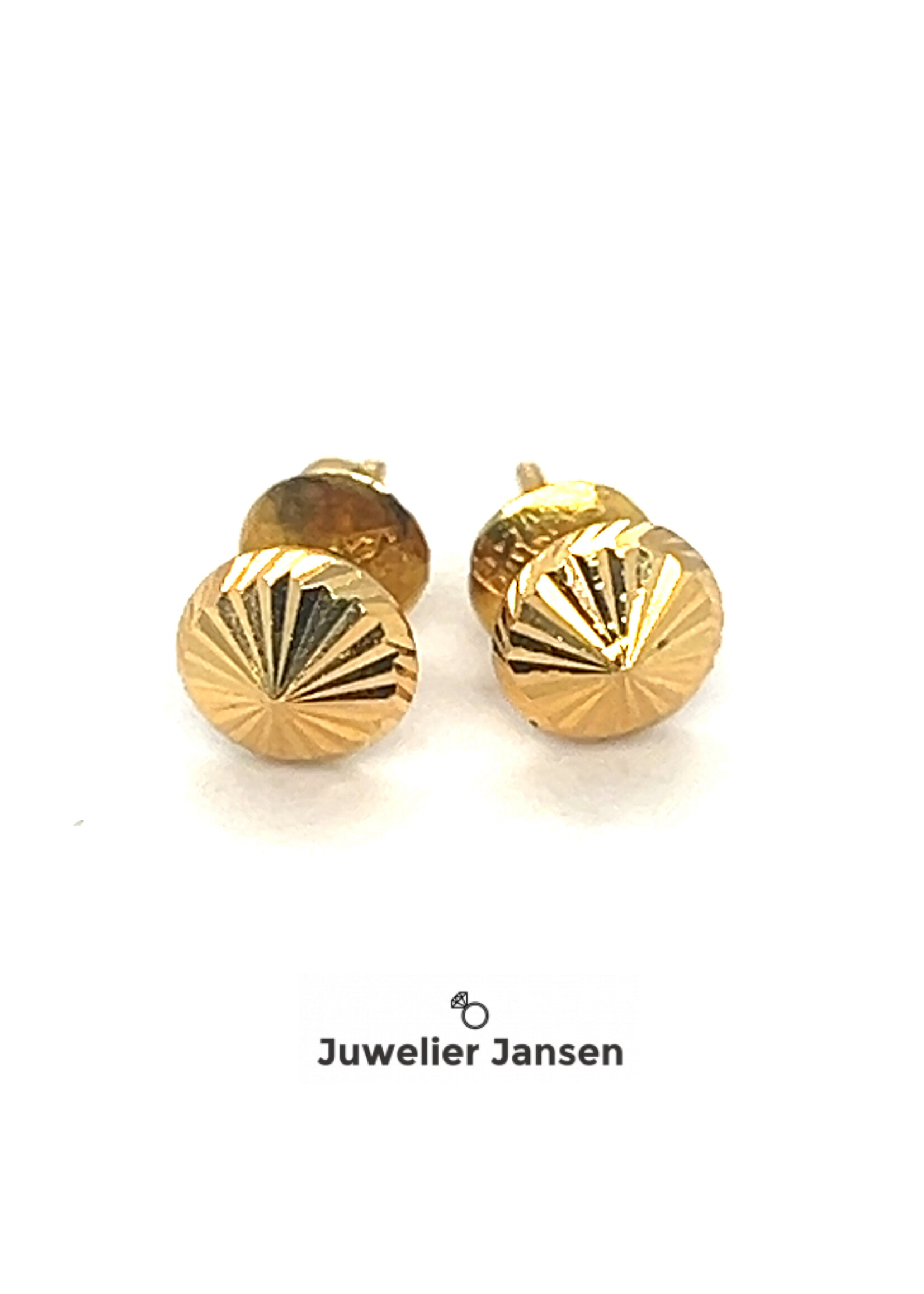 Vintage & Occasion Geelgouden oorknoppen 22 K