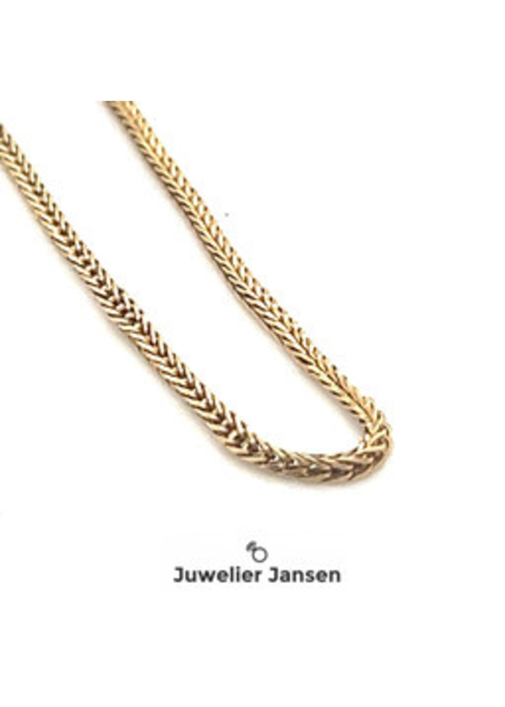 Vintage & Occasion Geelgouden18 k  slang collier  - lengte 41cm