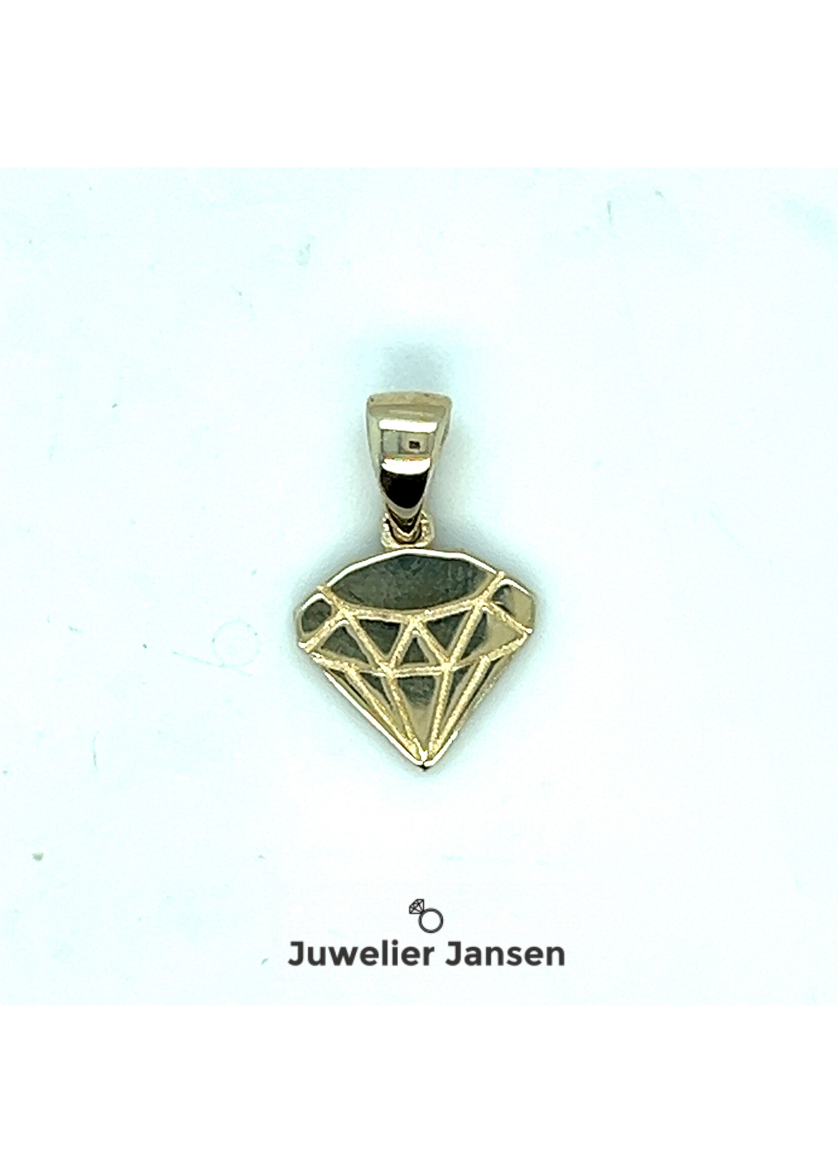 Cataleya jewels Geelgouden hanger diamant