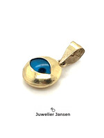Vintage & Occasion Vintage Allziend oog hanger  14 k goud