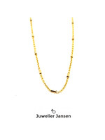 Vintage & Occasion Geelgouden fantasie collier 42cm