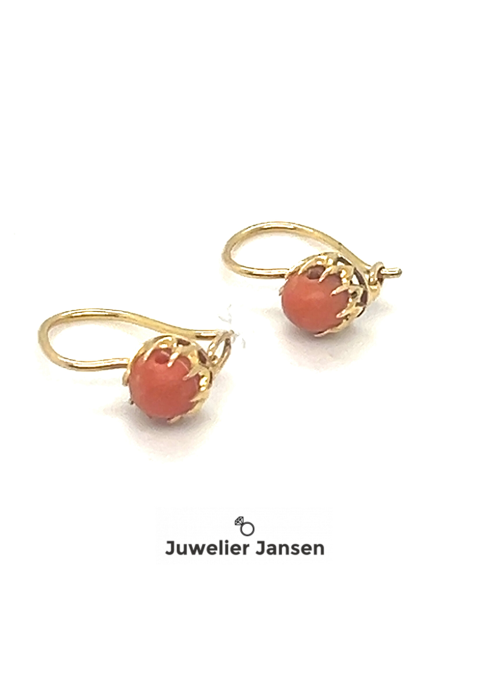 Vintage & Occasion Geelgouden anker collier - lengte 45 cm