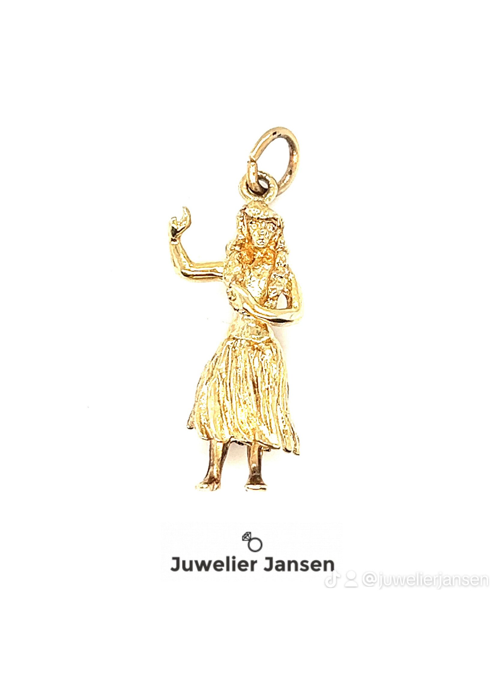 Vintage & Occasion Occasion 18k  Hawaï dansende dame