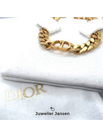 Vintage & Occasion Occasion Dior ketting CD goudkleurig