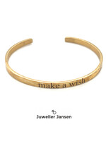 Bangle make a wish edelstaal