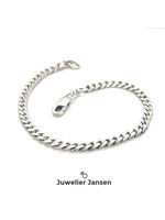 Vintage & Occasion zilveren armband gourmette  18.5 cm