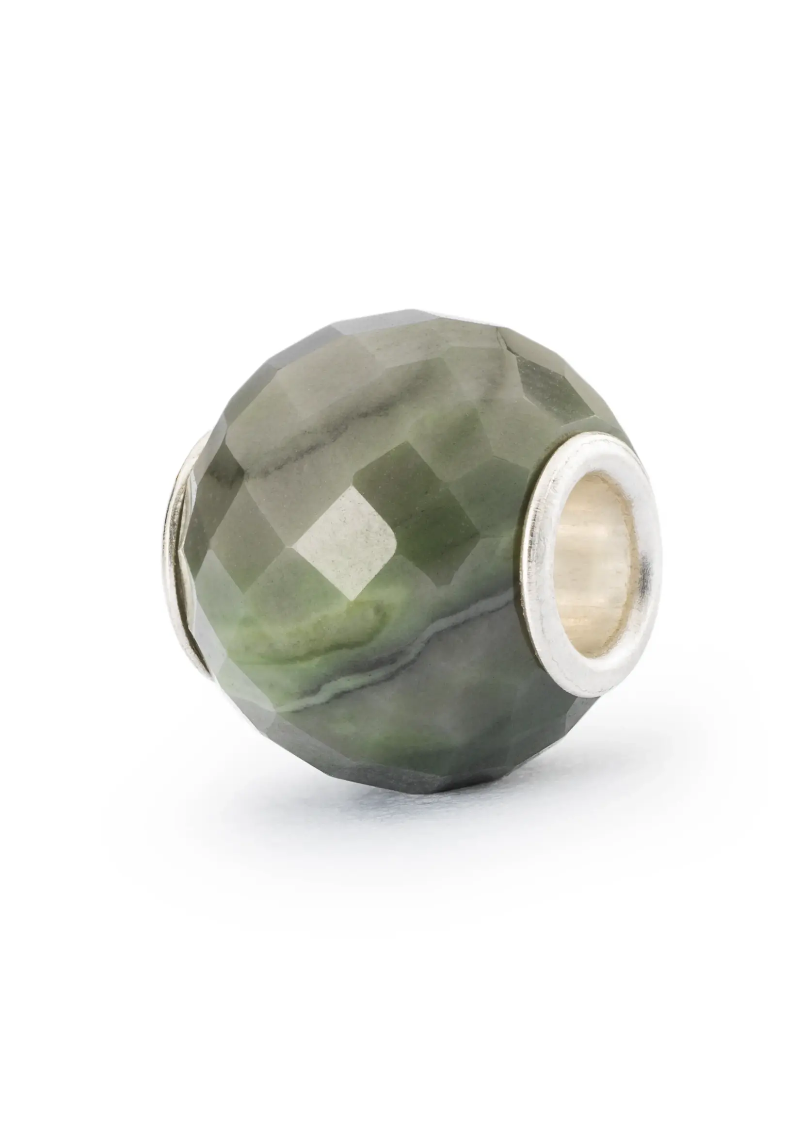 Trollbeads Trollbeads ROUND GREEN CALCITE FACET BEAD TSTBE-00035