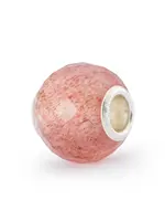 Trollbeads Trollbeads ROUND STRAWBERRY QUARTZ FACET BEAD TSTBE-00033