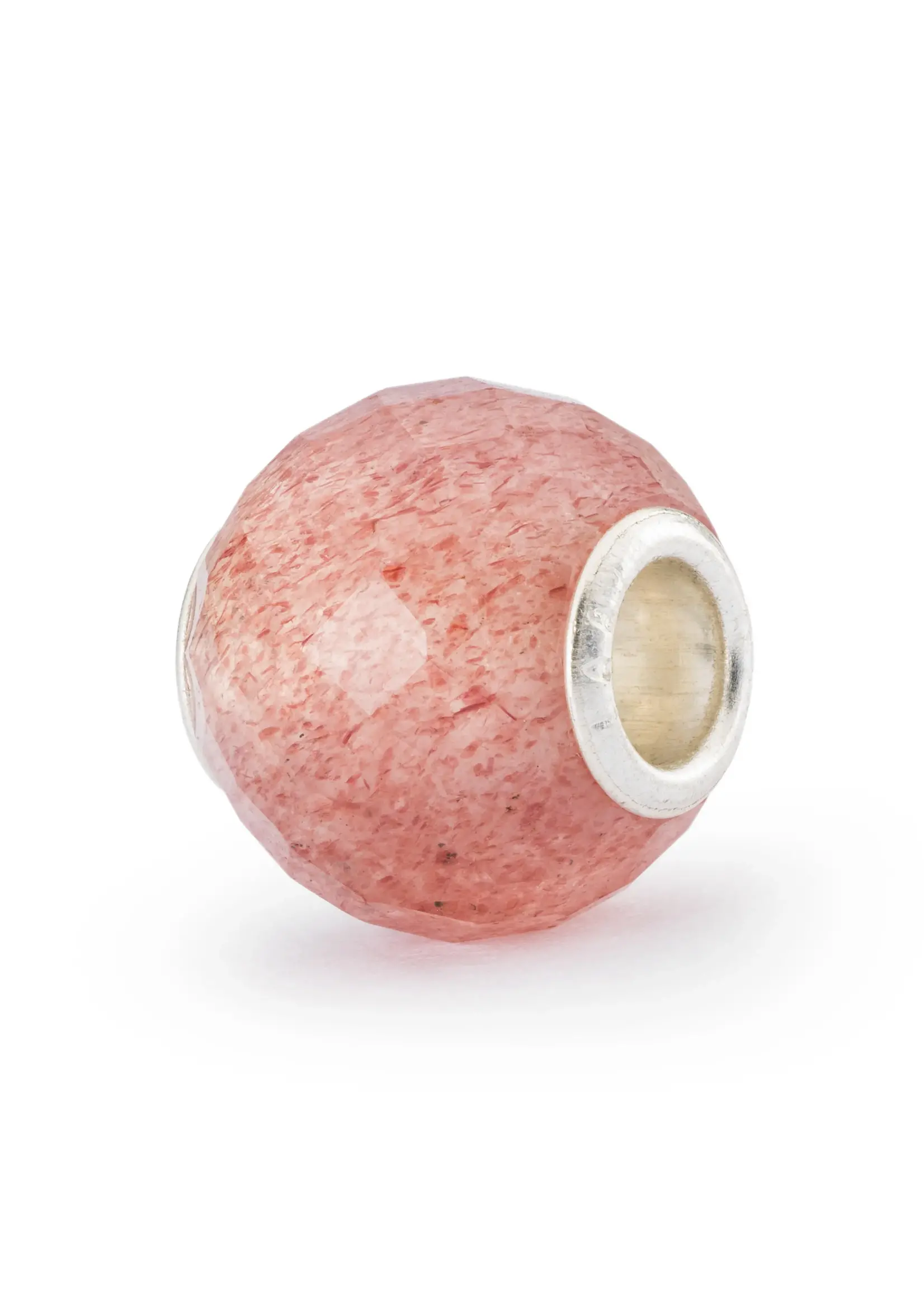 Trollbeads Trollbeads ROUND STRAWBERRY QUARTZ FACET BEAD TSTBE-00033
